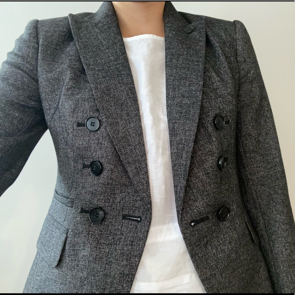 Gray Ann Taylor Blazer
